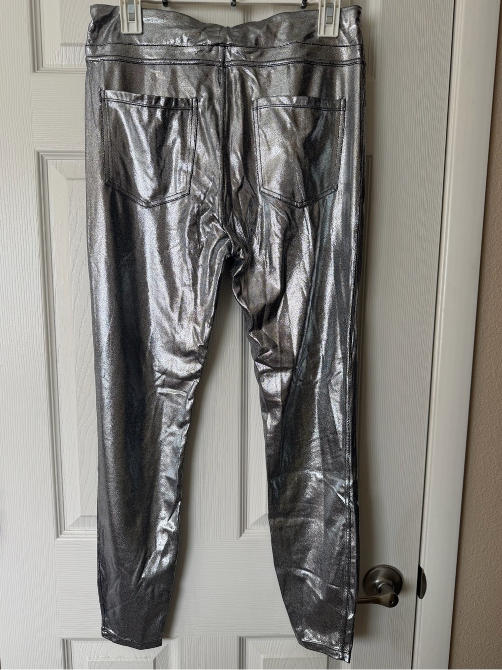 HALARA Silver Metallic Leggings - Picture 3 of 3
